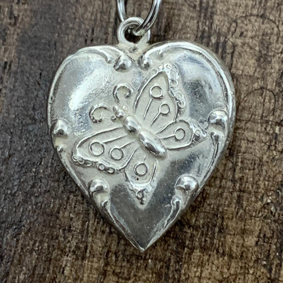 スウィートハートジュエリーバタフライ蝶 シルバーヴィンテージ