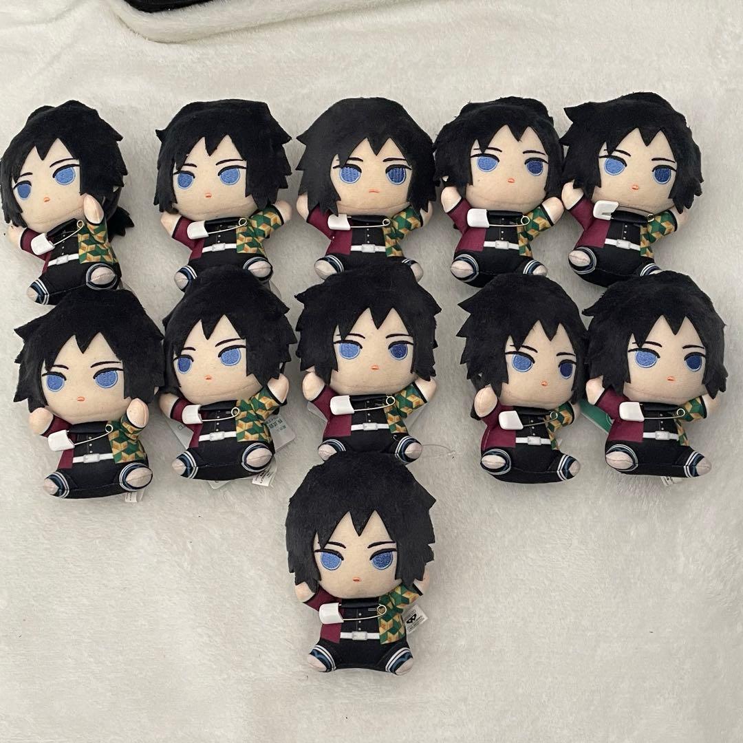 鬼滅の刃 くっつきぬいぐるみバッジ 冨岡義勇 11点