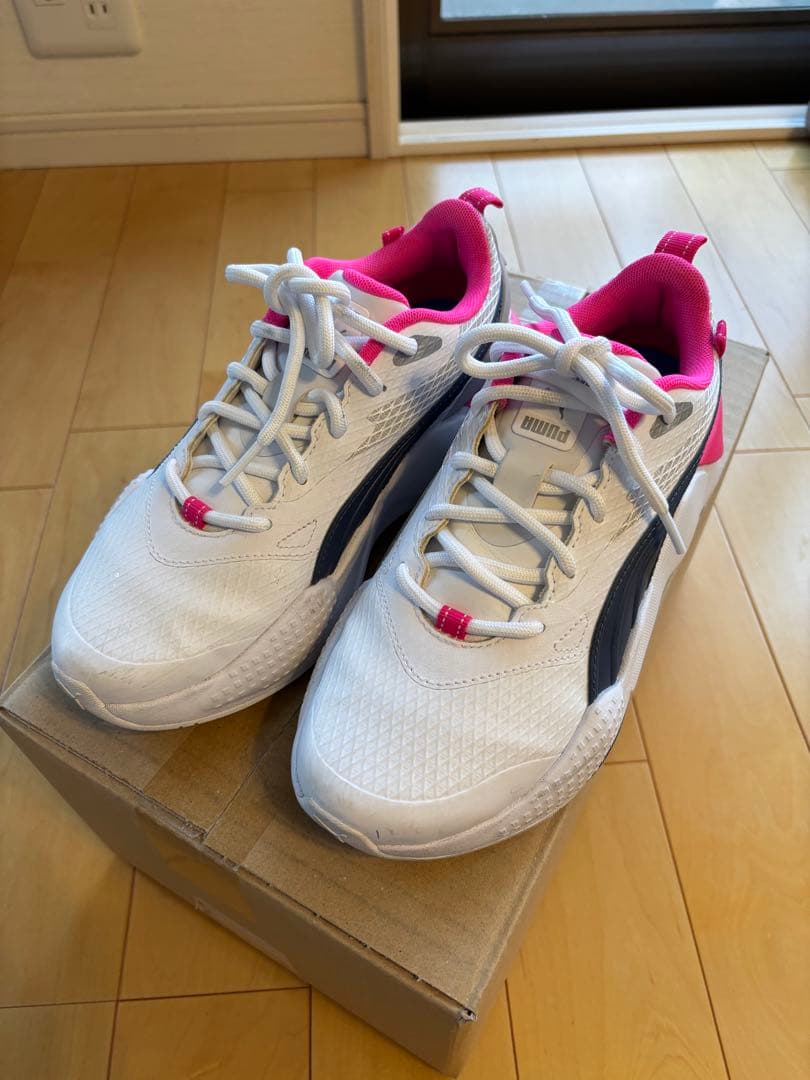 【美品】PUMA プーマ ウィメンズ ゴルフシューズ GS-X スパイクレス