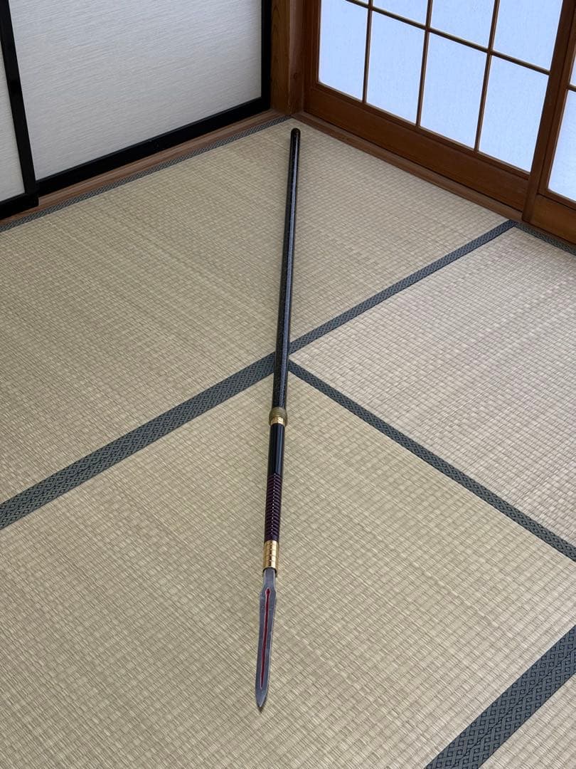 槍　やり　3本継　模造刀　模擬刀　美術刀　舞踊　大衆演劇　芝居　コスプレ