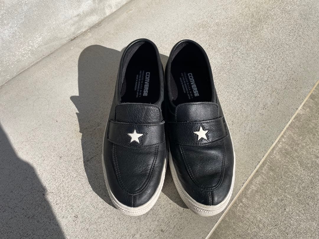靴 converse addict one star loafer