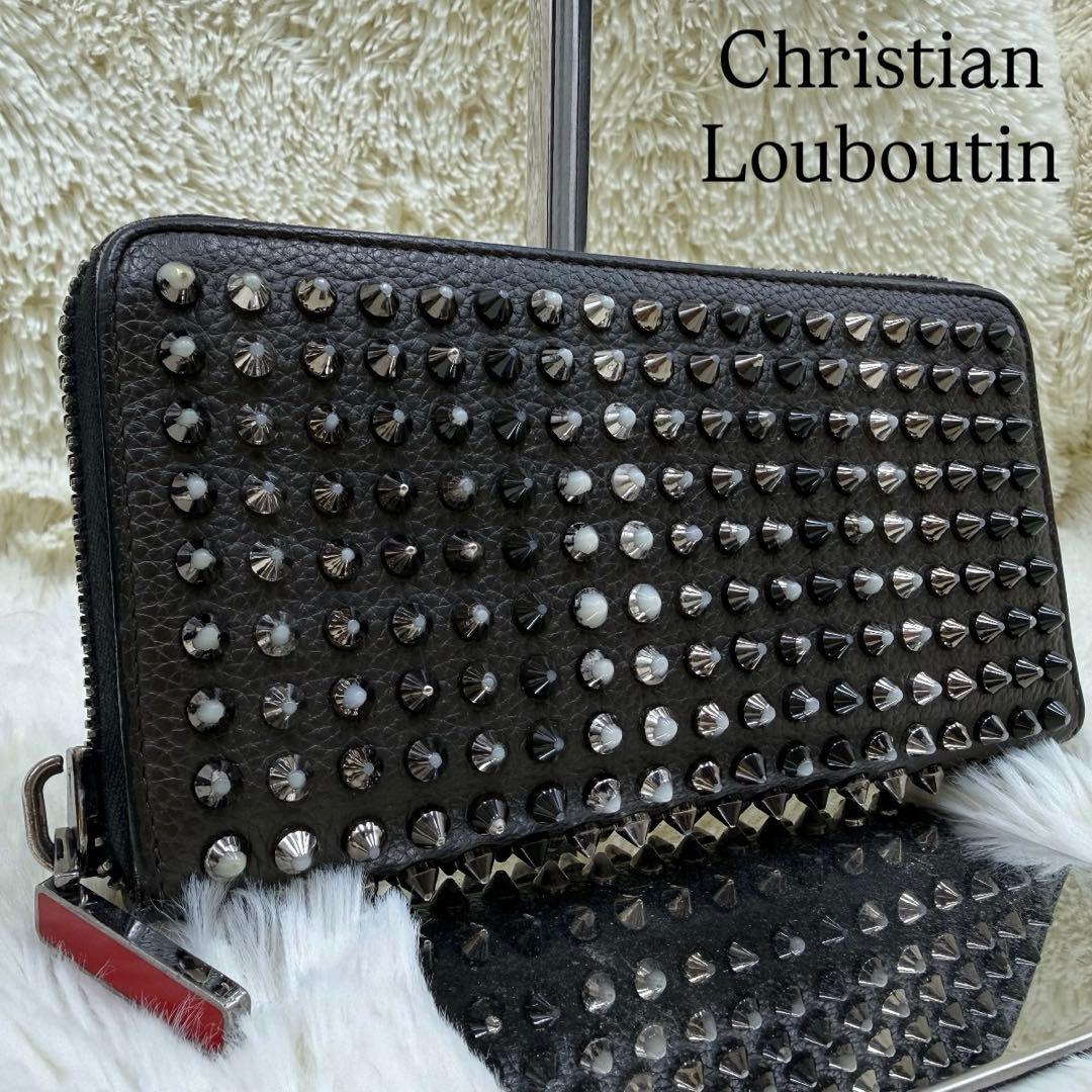 ✨美品✨ ルブタン 長財布 パネトーネ ラウンドジップ　ブラック　レザー 楽天市場】クリスチャン・ルブタン パネトーネ ラウンドファスナー 長