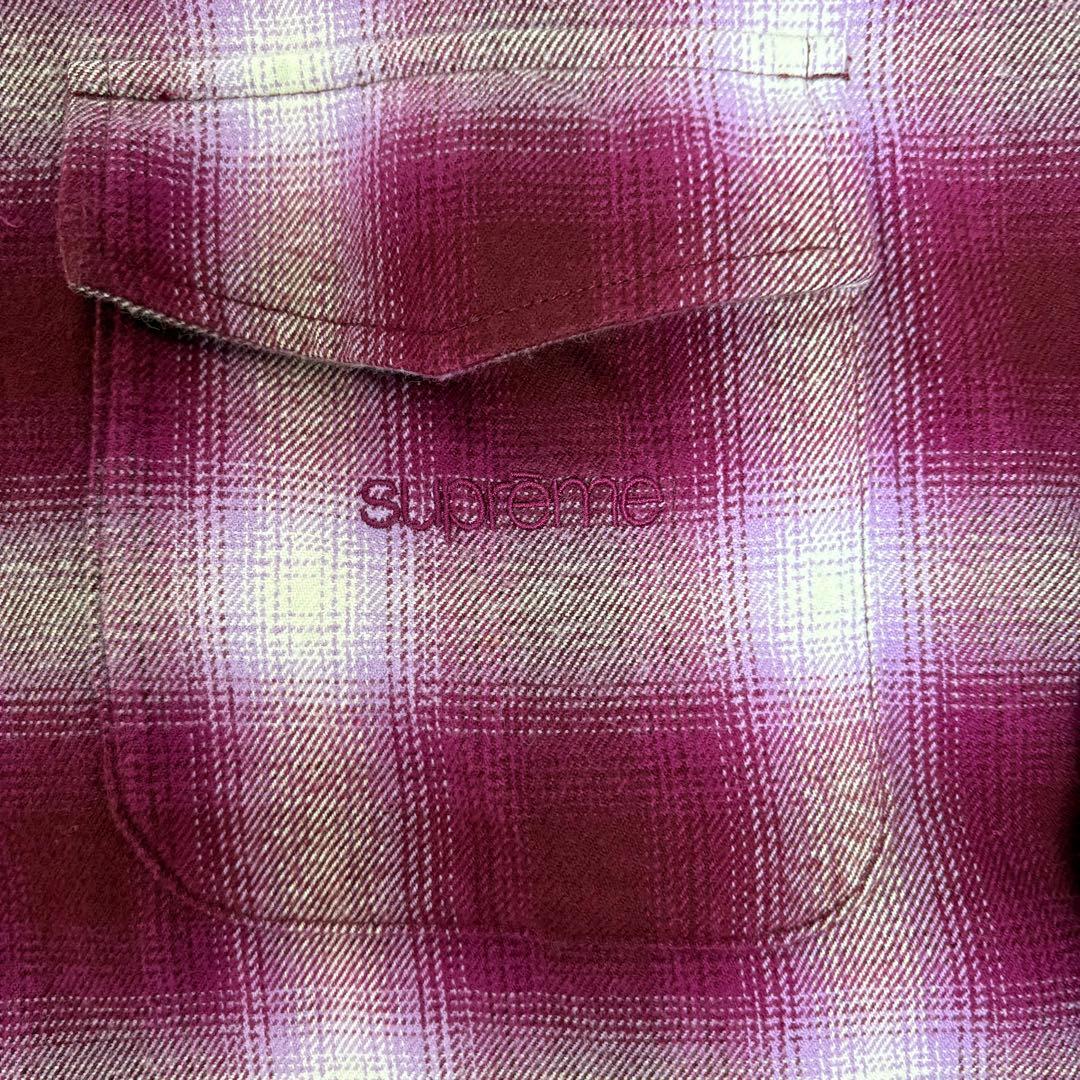 supreme Shadow Plaid Flannel ZipUp Shirt - メルカリ