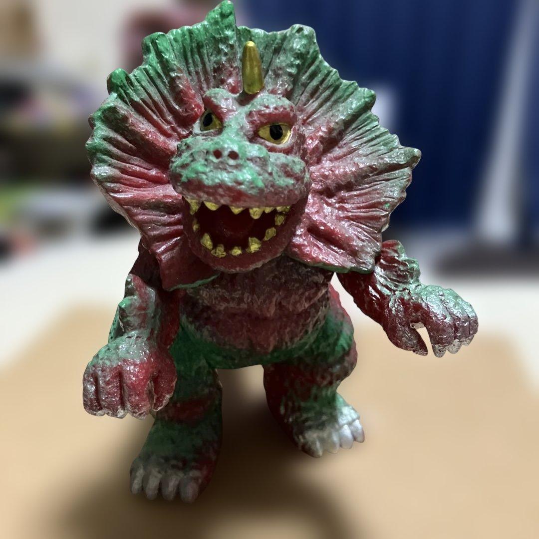 (激レア)(当時物)パチ　ポピーキングザウルス風　ジラース似　ソフビ　昭和レトロ