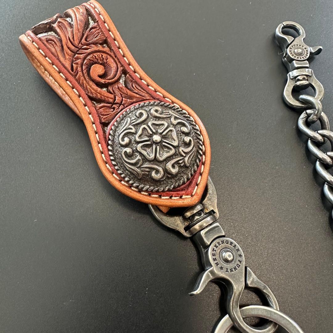 FUNNY 窪田クラフト ターコイズ カービングウォレット - メルカリ