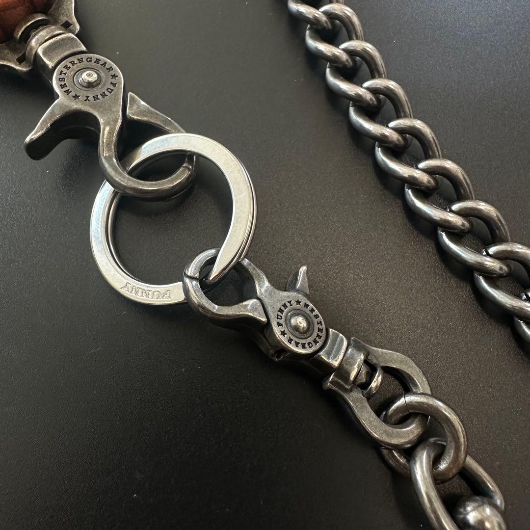 FUNNY 窪田クラフト ターコイズ カービングウォレット - メルカリ