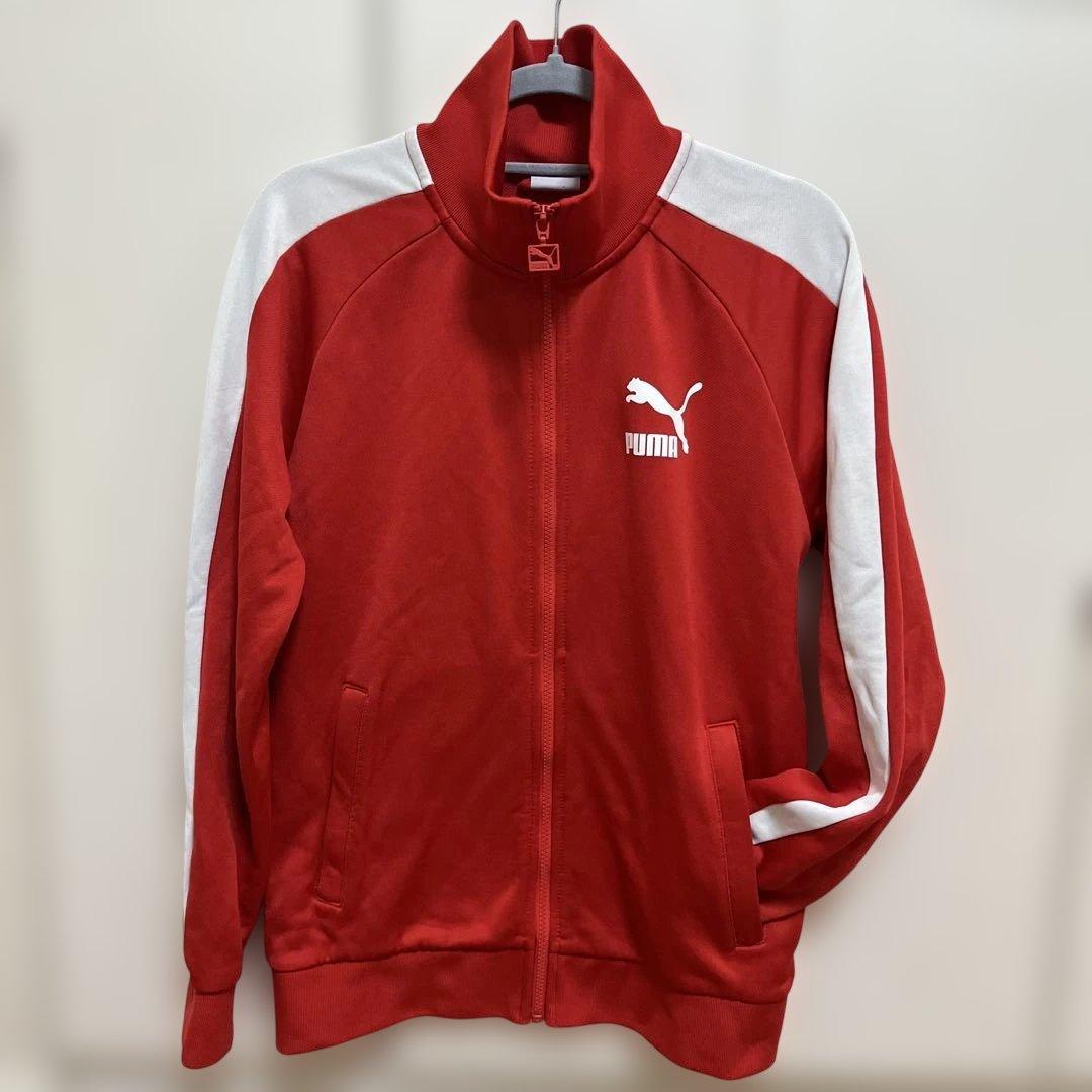 プーマトラックジャケットT7 赤