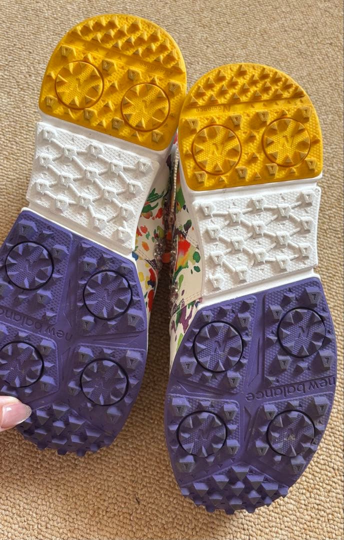 ☆恵子様専用NewBalance 574 マルチカラー キラキラビジュ23.0 - メルカリ