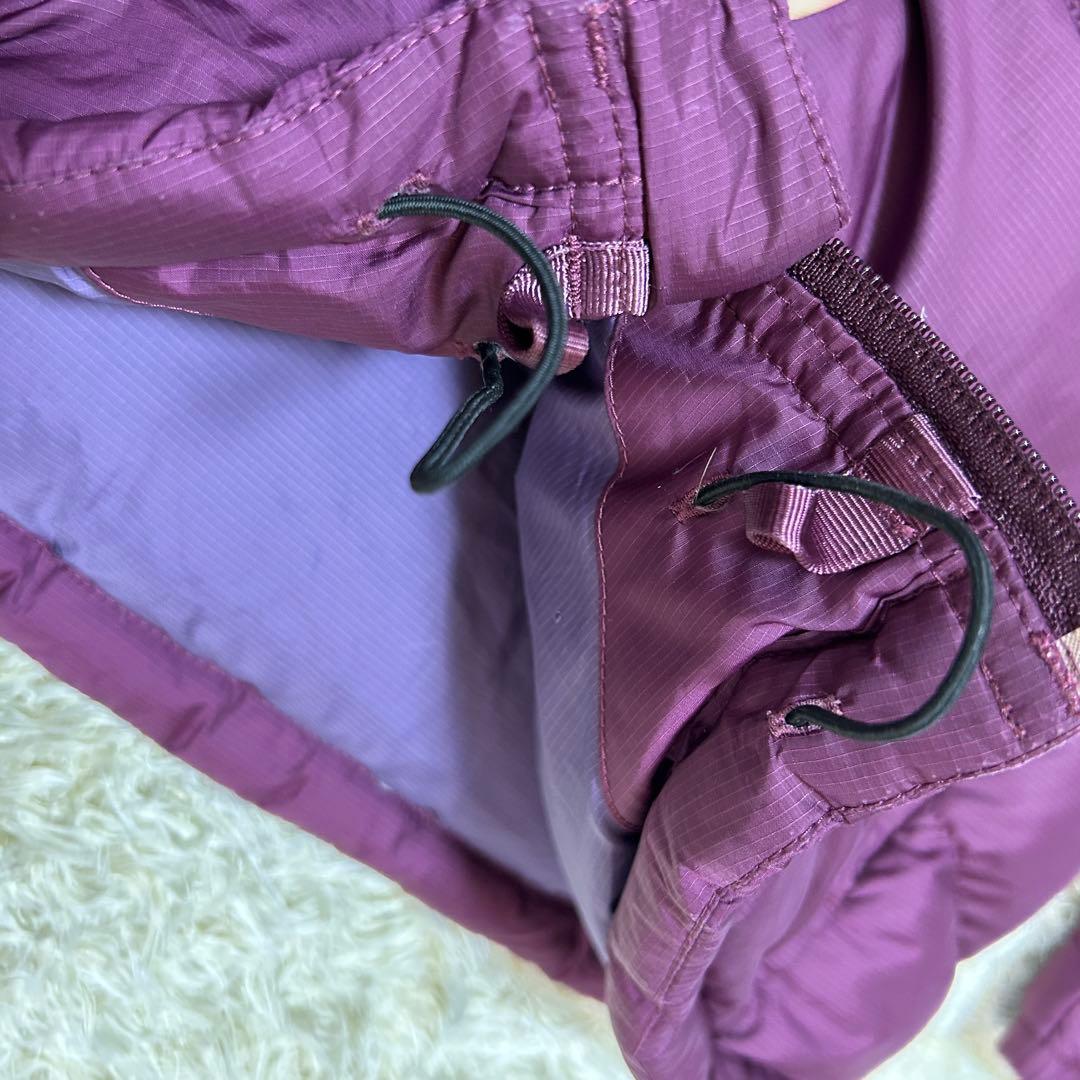 洗える】パタゴニア ダウンジャケット パープル S相当 グースダウン 肉