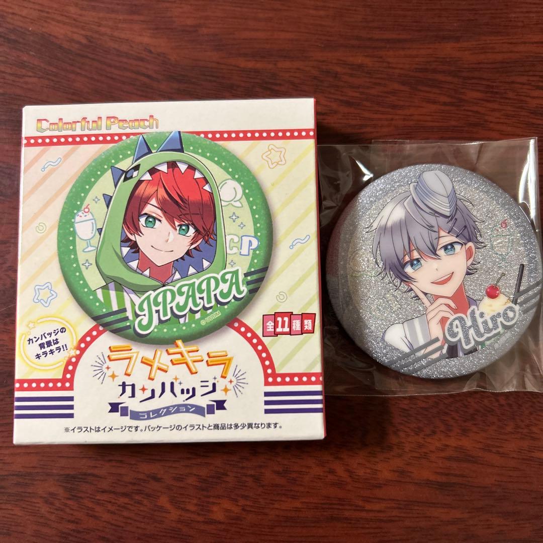 カラフルピーチ ラメキラ缶バッジ ダイナー ヒロくん - メルカリ