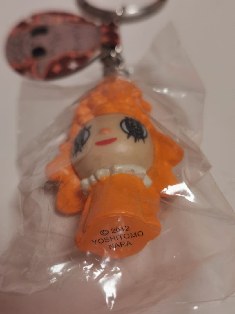 ☆奈良美智 森ガールキーホルダー オレンジ色☆大野智 バッグ付き 未使用品