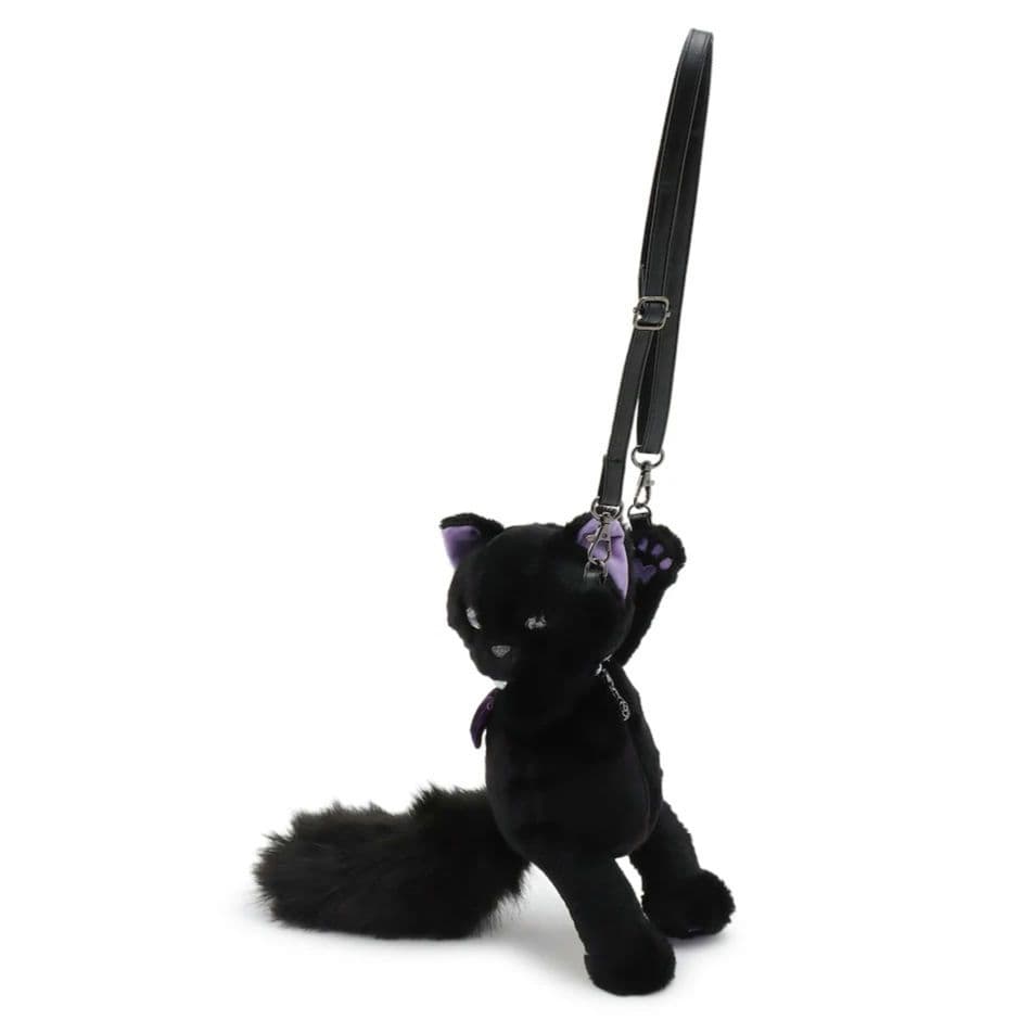 新品未使用 アナスイミニ ねこぬいぐるみ ショルダーバッグ ポシェット