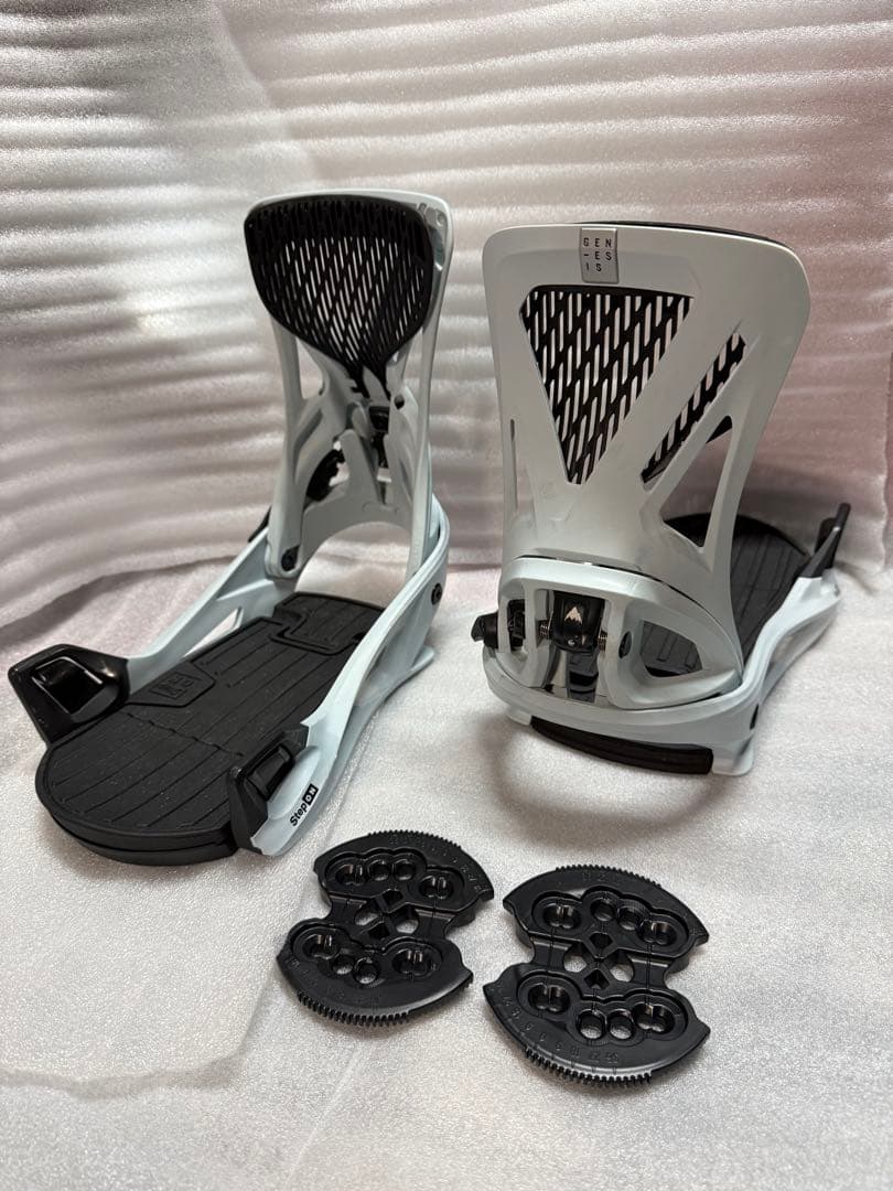 Burton Genesis step on Lサイズ　ビンディング ホワイト