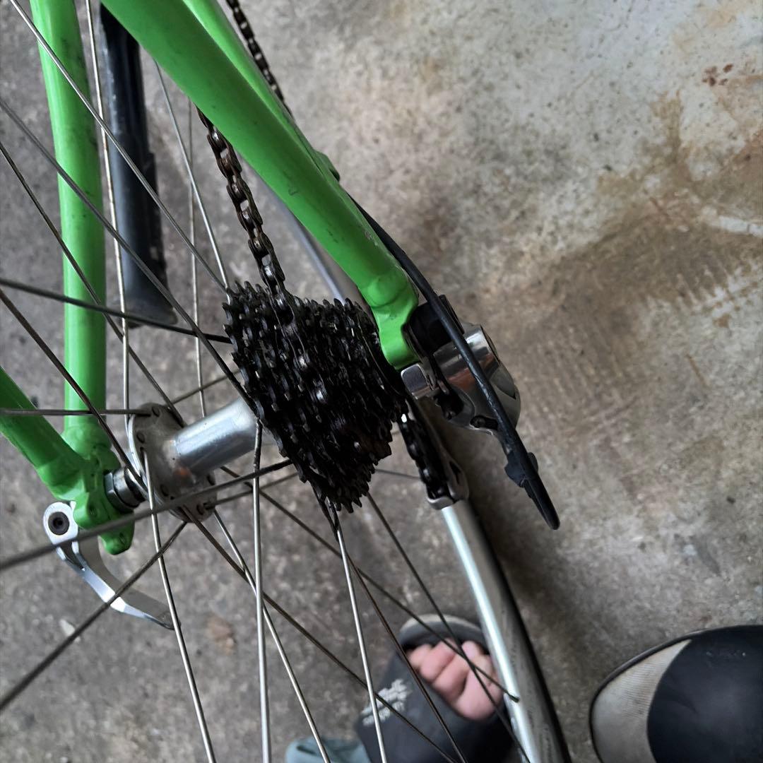 giant escape グリーン クロスバイク アルミフレーム - メルカリ