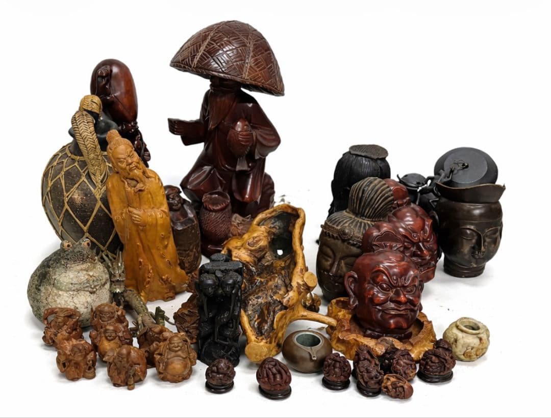 アジア風彫刻コレクション多数　骨董品　まとめ売り