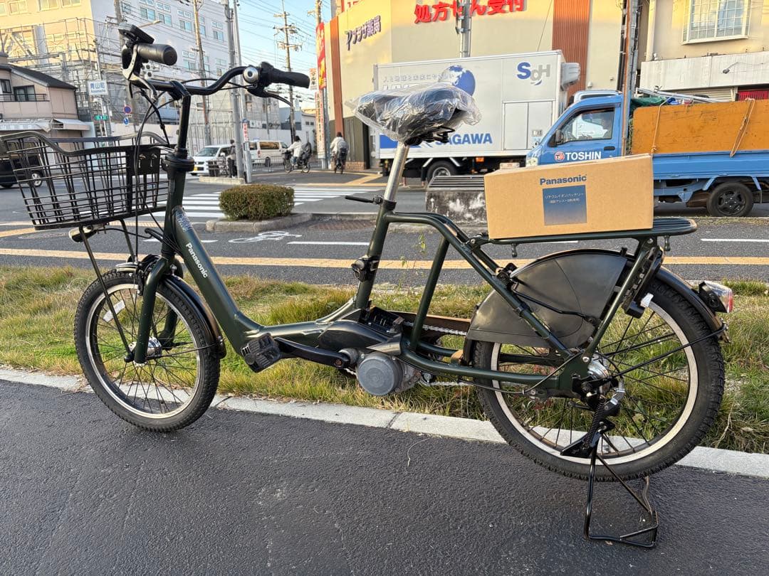 中古20インチPanasonic電動アシスト自転車　8.9Ahバッテリー新品 mizocool_panasonic-newdegital-8