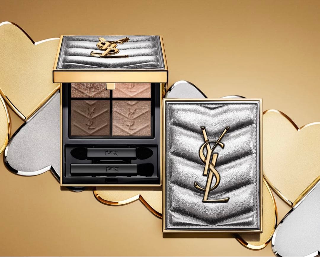 YSL クチュールミニクラッチ〈コレクター〉 No.100メタリックコレクション