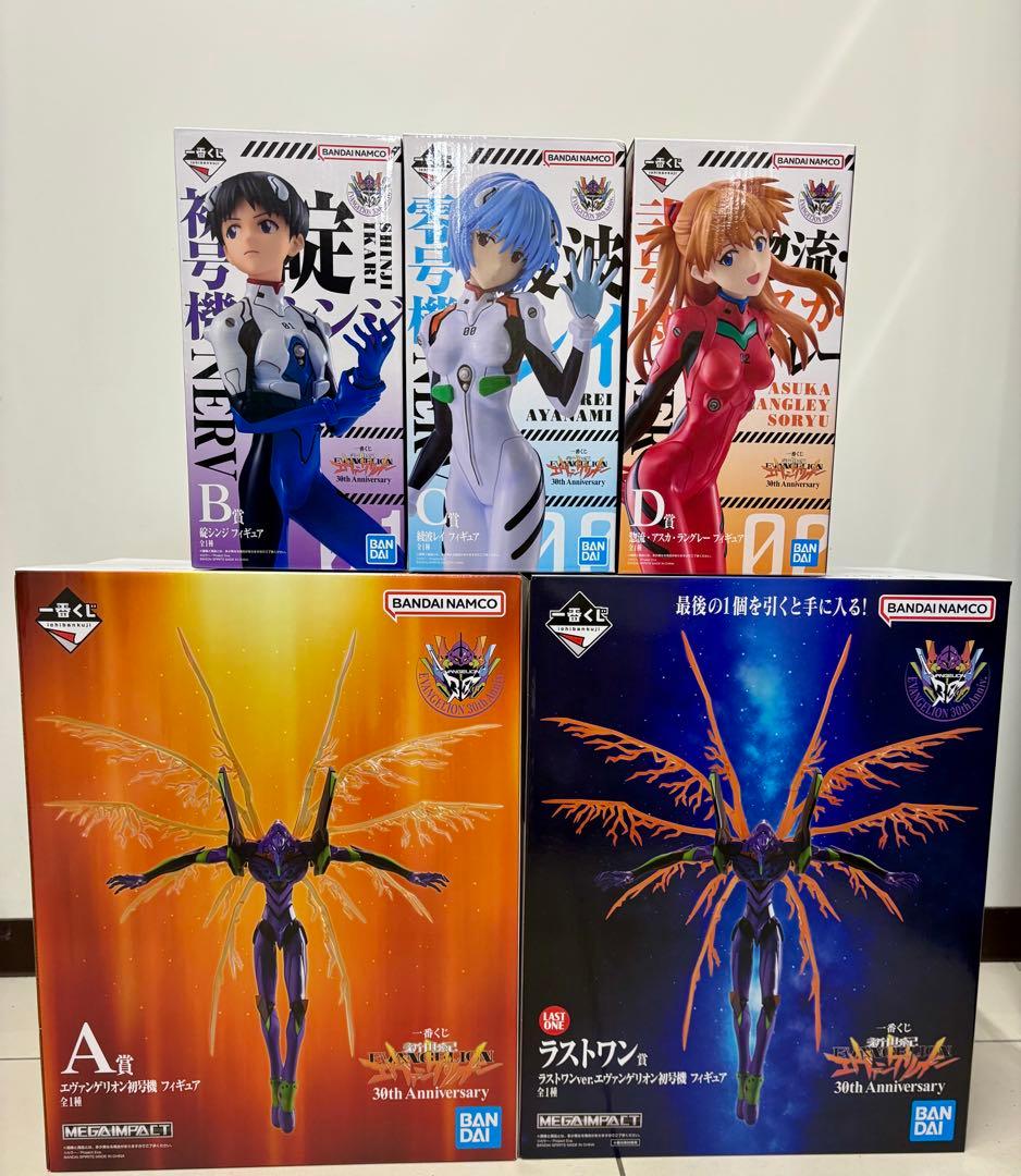 1番くじ エヴァンゲリオン 30周年記念 フィギュアコンプリート おまけ付き