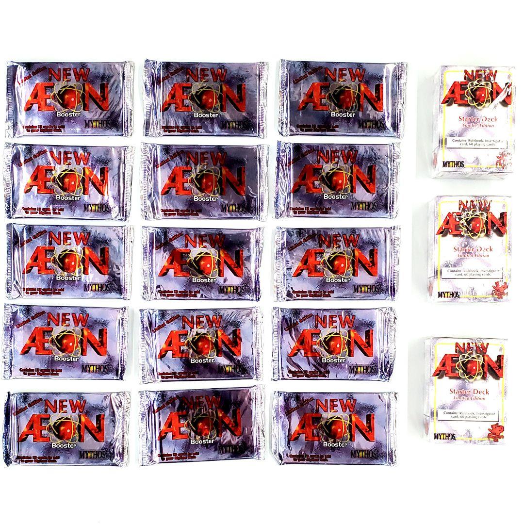新品 Mythos NEW AEON スターター3個 & ブースター15個セット