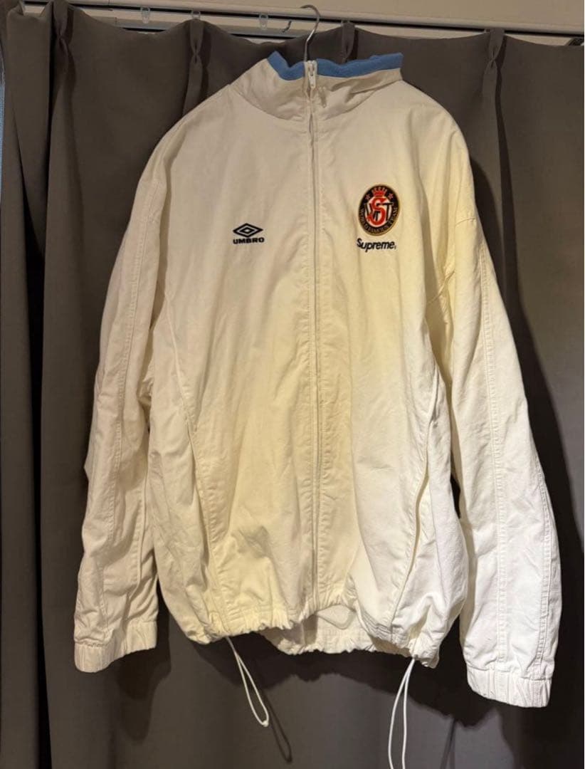 Umbro x Supreme ナイロンジャケット Lサイズ ホワイト - メルカリ