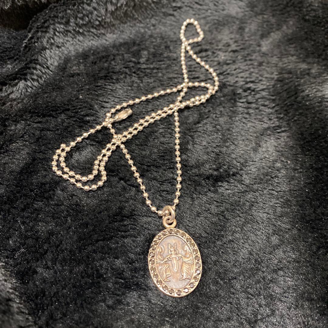 Chrome Hearts エンジェルメダルV２　パヴェ　インボイス クロムハーツ エンジェルメダル オーバルV2 ペンダント カスタムパヴェ