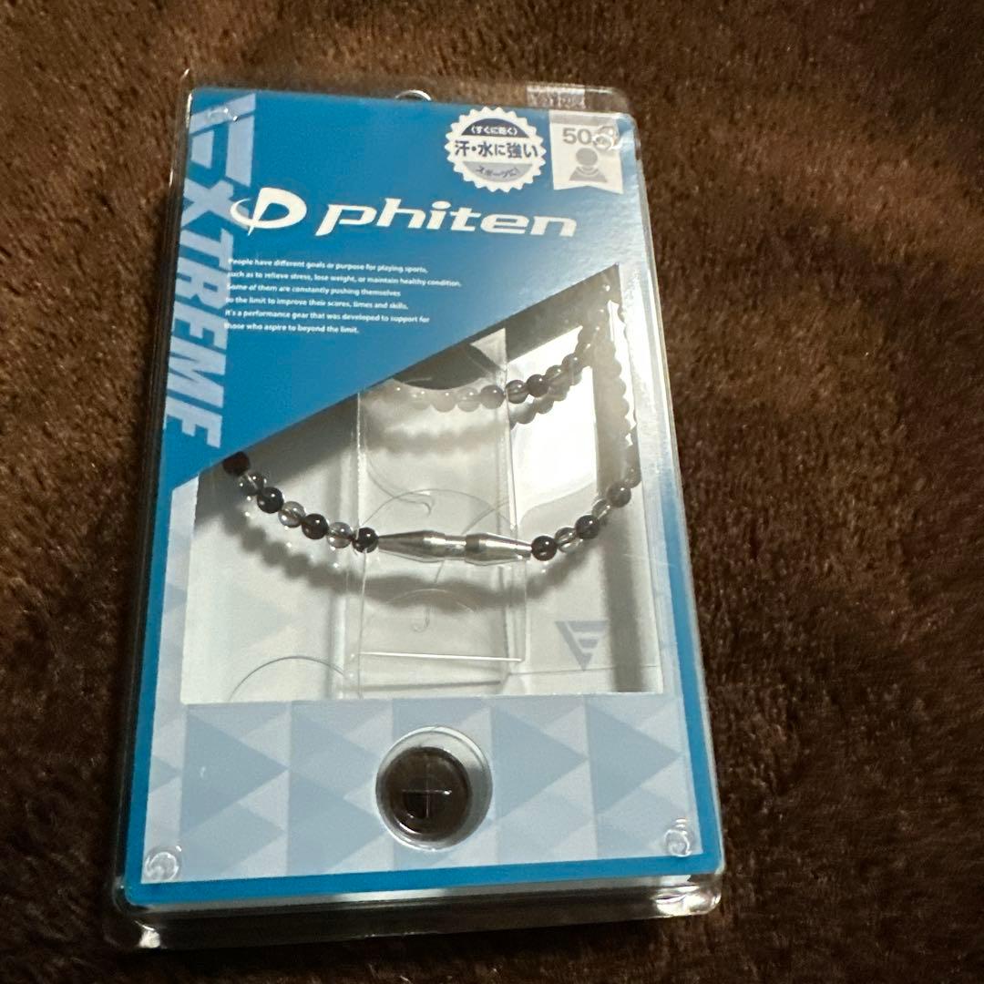 RAKUWAネックレスＥＸクリスタルタッチ　ブラック/グレー　50cm