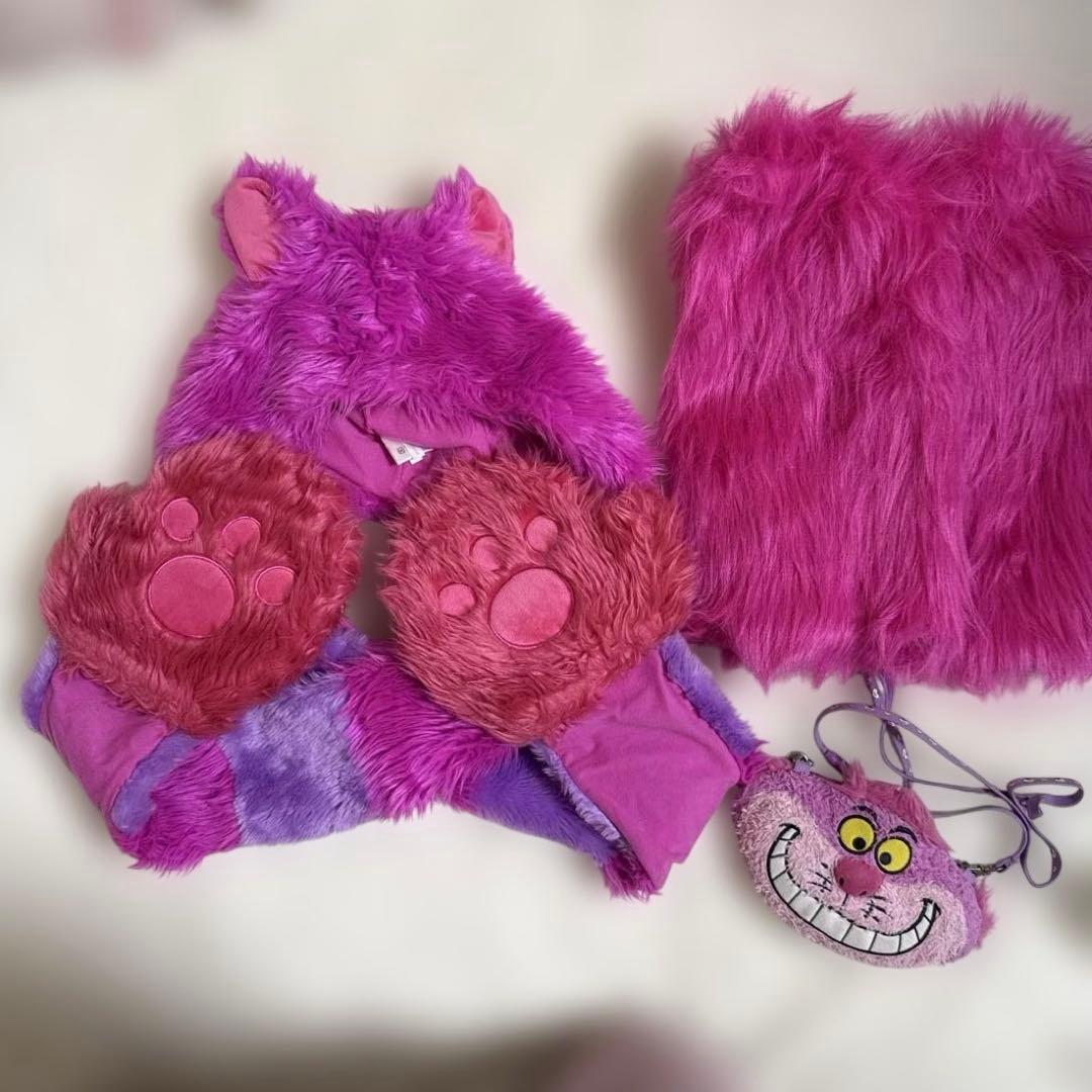 チシャ猫 マフラーキャップ ポシェット ポーチセット売り レッグ