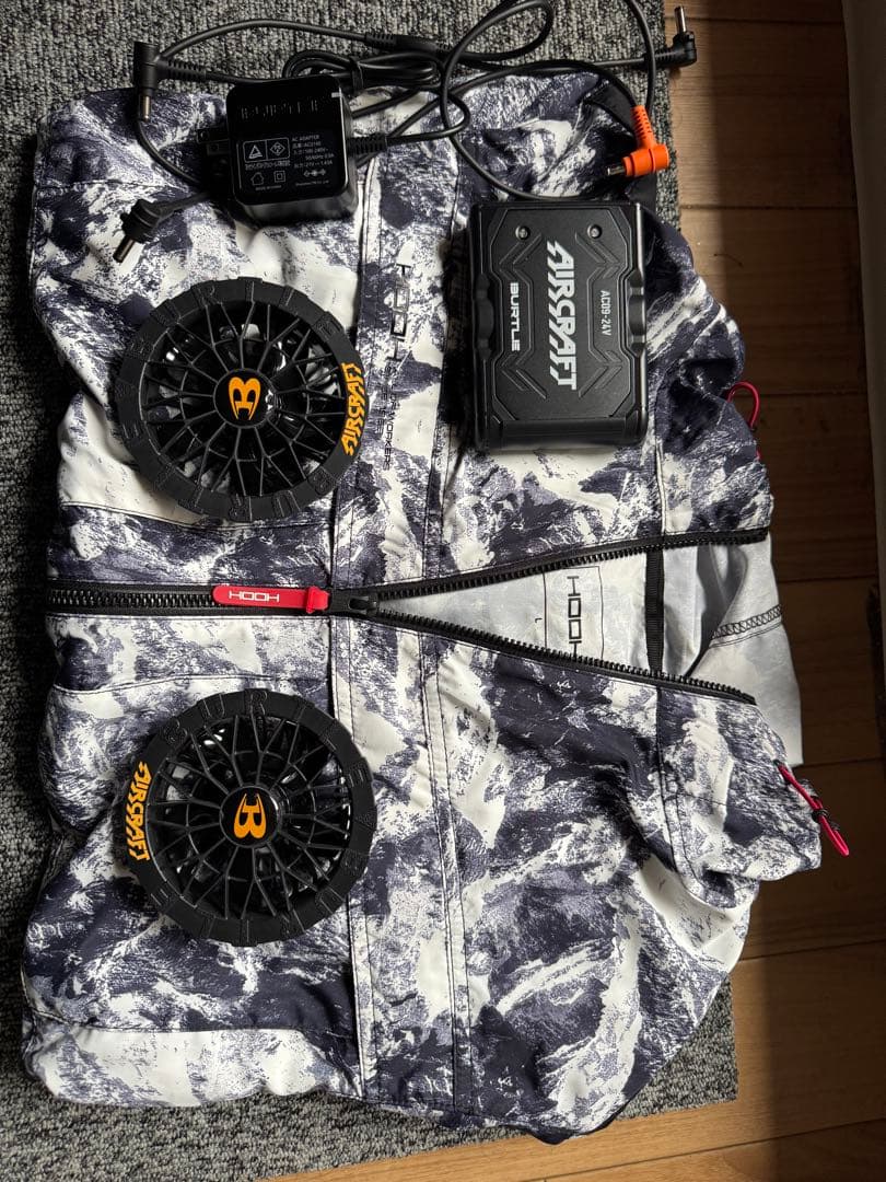 BURTLE AIRCRAFT 空調服 システム HOOH Lsize シャツ