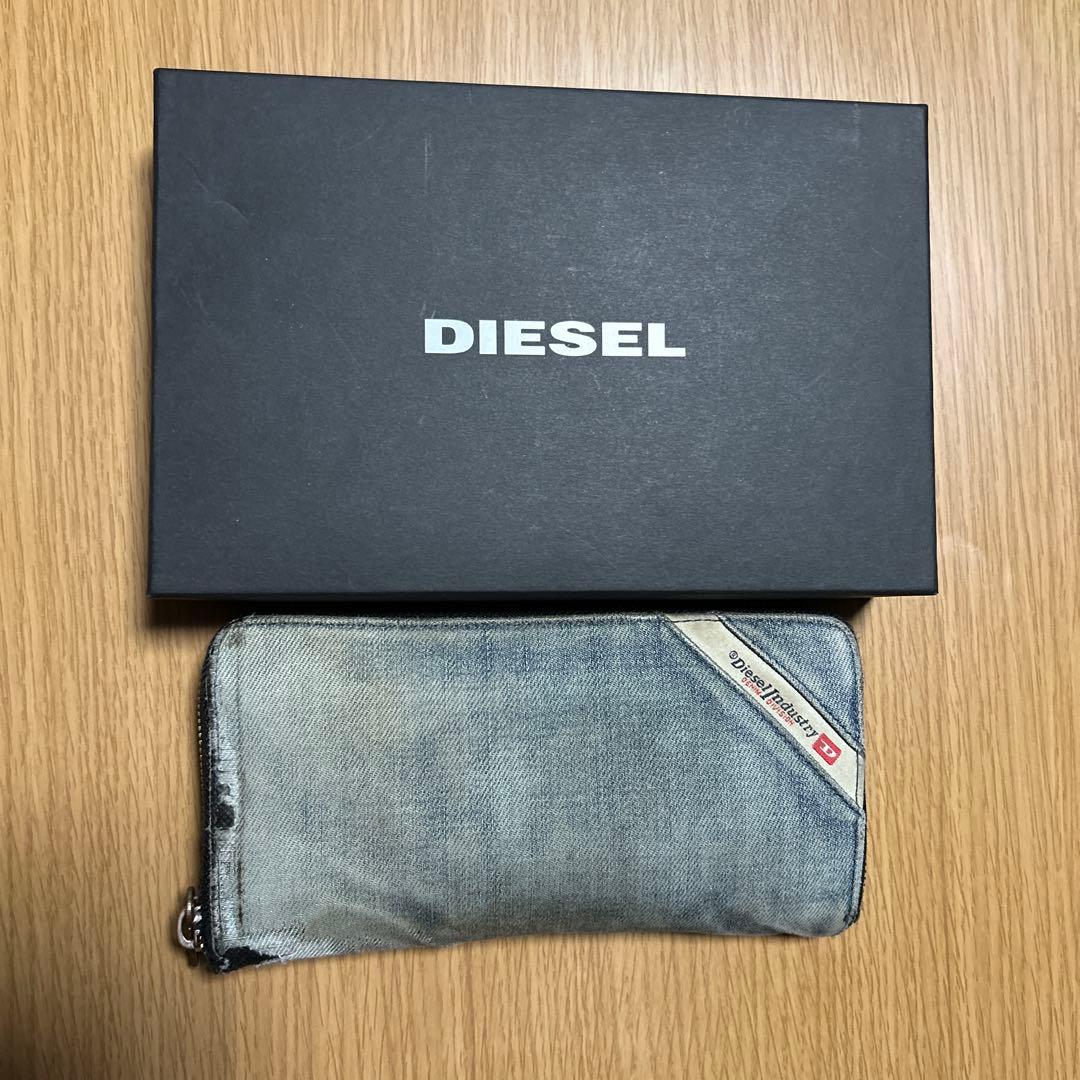 ディーゼル 長財布 デニム生地 - メルカリ