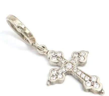 ローリーロドキン ミニゴシッククロス ネックレス SV925 ジルコニア