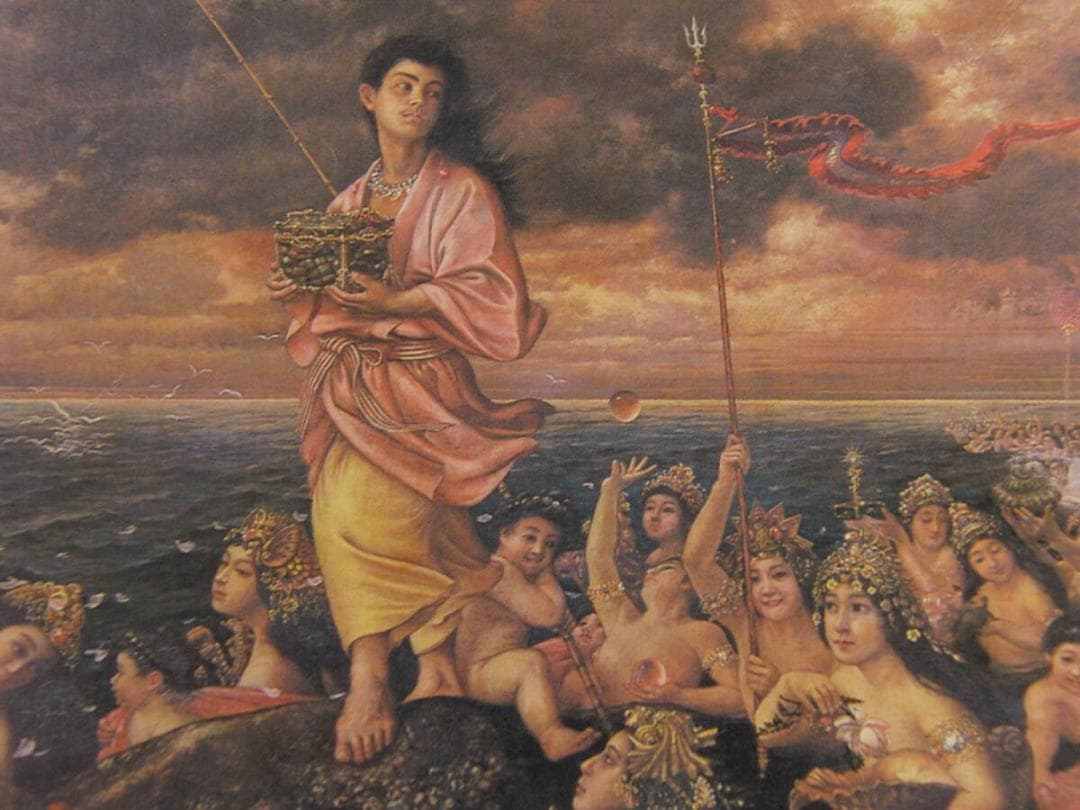 山本芳翠、「浦島図」、希少画集・額装画、日本製・新品額縁にて額装致します