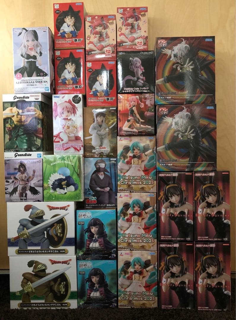 アニメ・ゲームキャラクターフィギュア27個セット