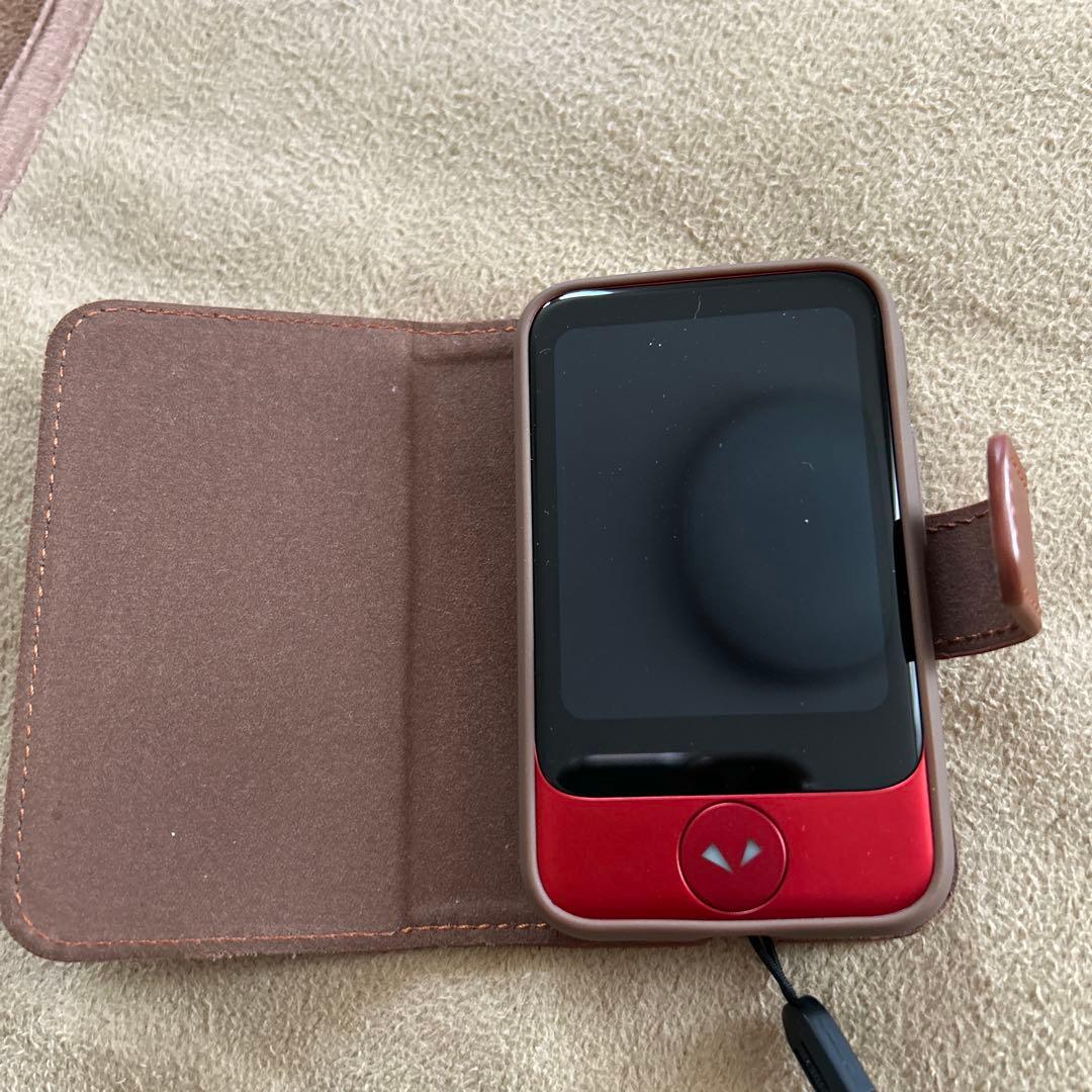 ポケトークＳ　レッドモデル ケース付き Amazon.co.jp: AI翻訳機 POCKETALK(ポケトーク)S グローバル通信2年付