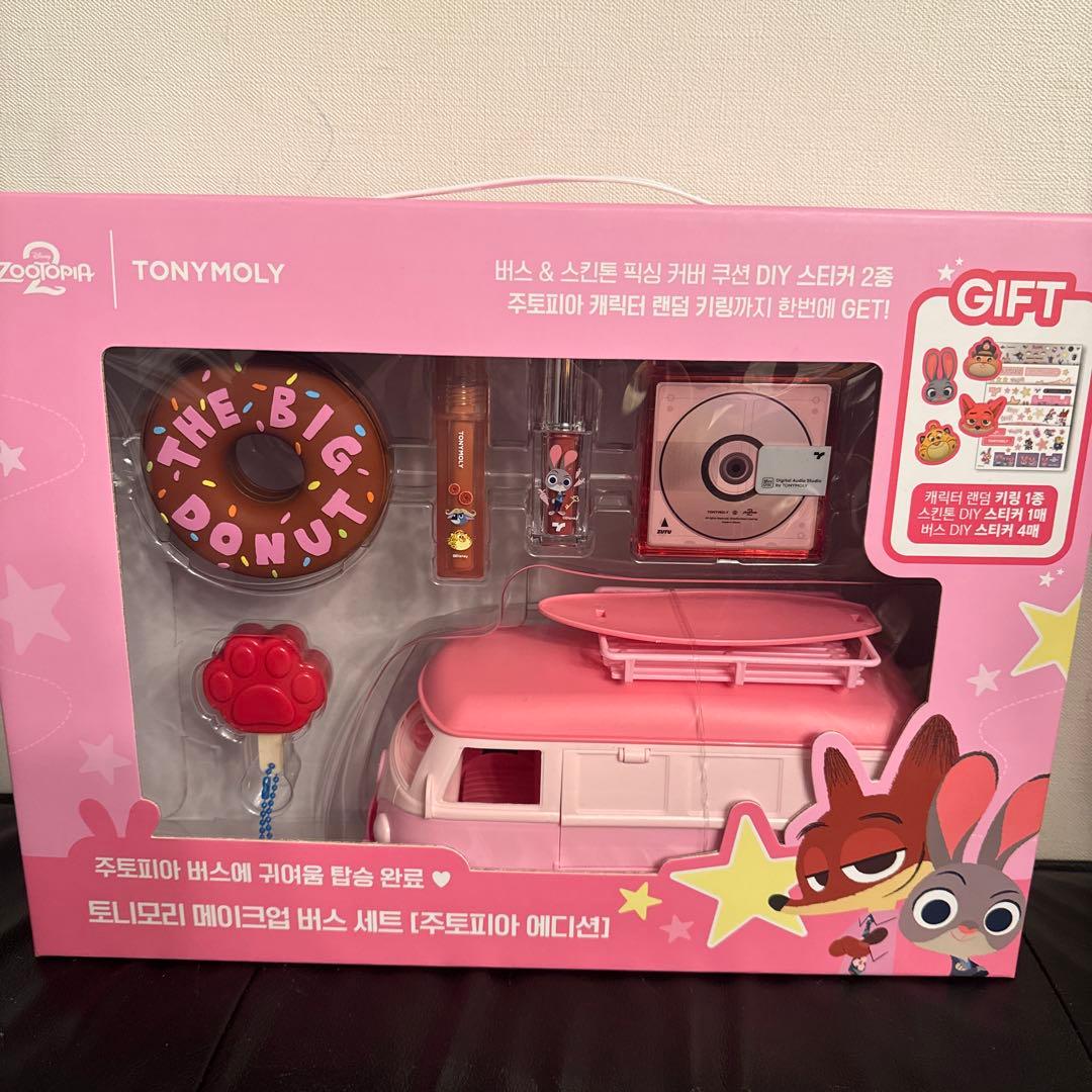 トニーモリー　完売品　ズートピア2 公式コラボ　メイクアップコフレセット