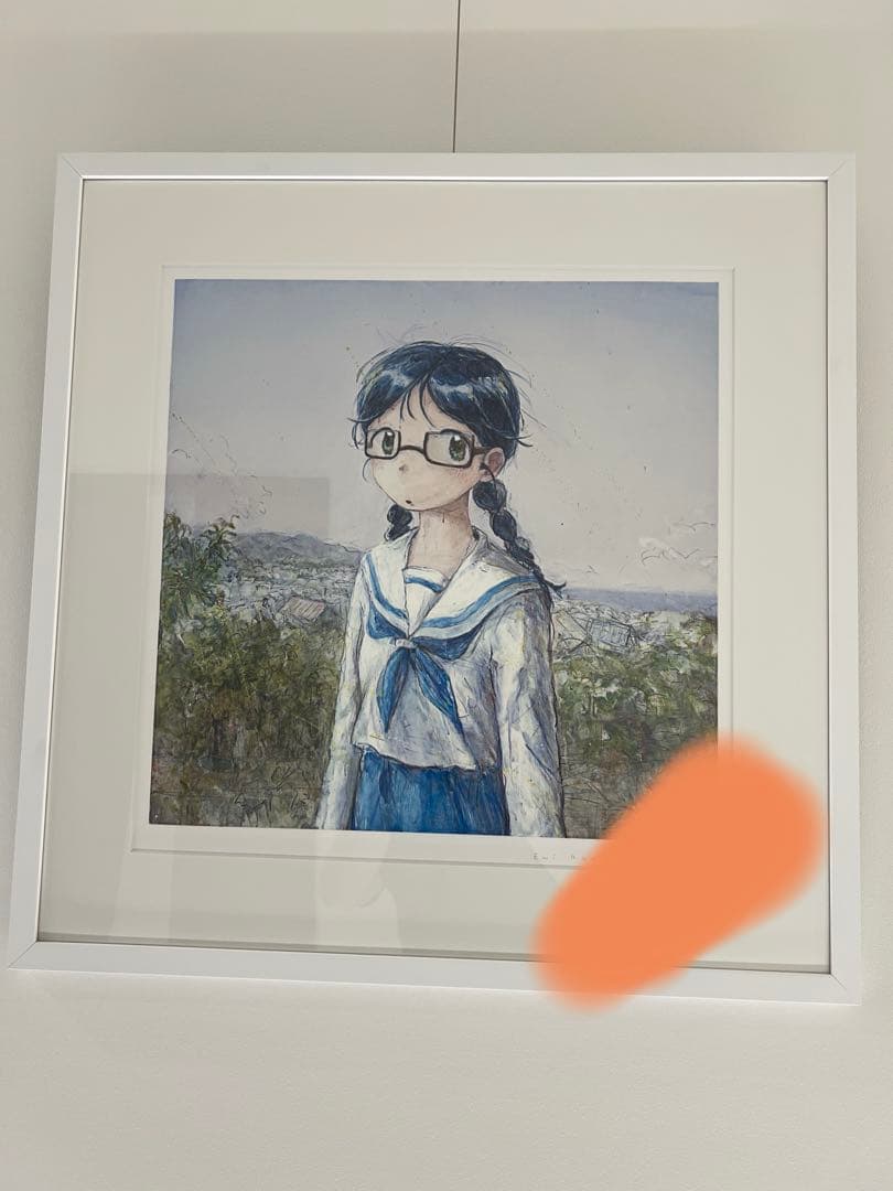 【くらやえみ】海の見えるまち　サイン入り版画【カイカイキキ】 9月12日(月)よりWEBショップにて、 くらやえみエディションサイン入り