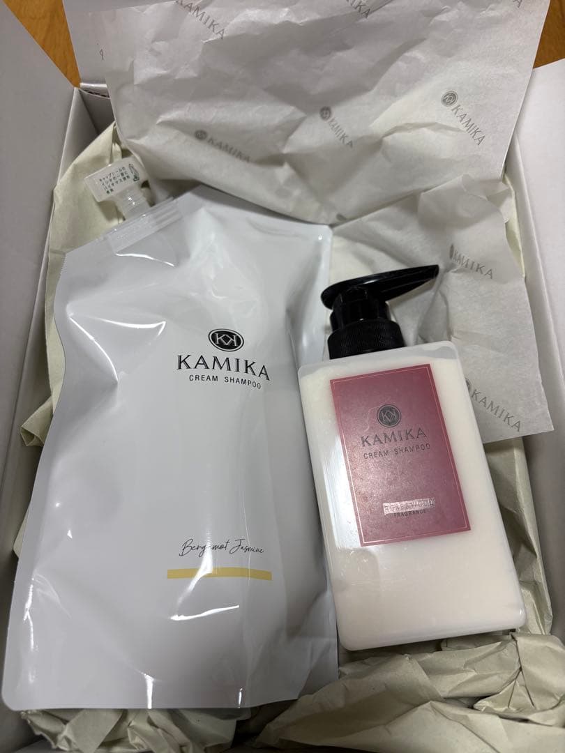 KAMIKA クリームシャンプー 250ml + 500ml