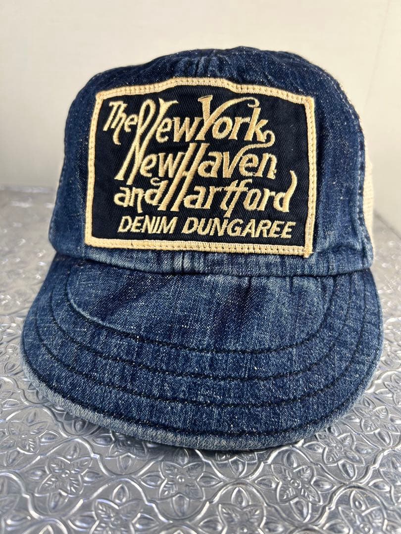 デニム&ダンガリー ワッペン パッチ デニムメッシュキャップ サイズ56