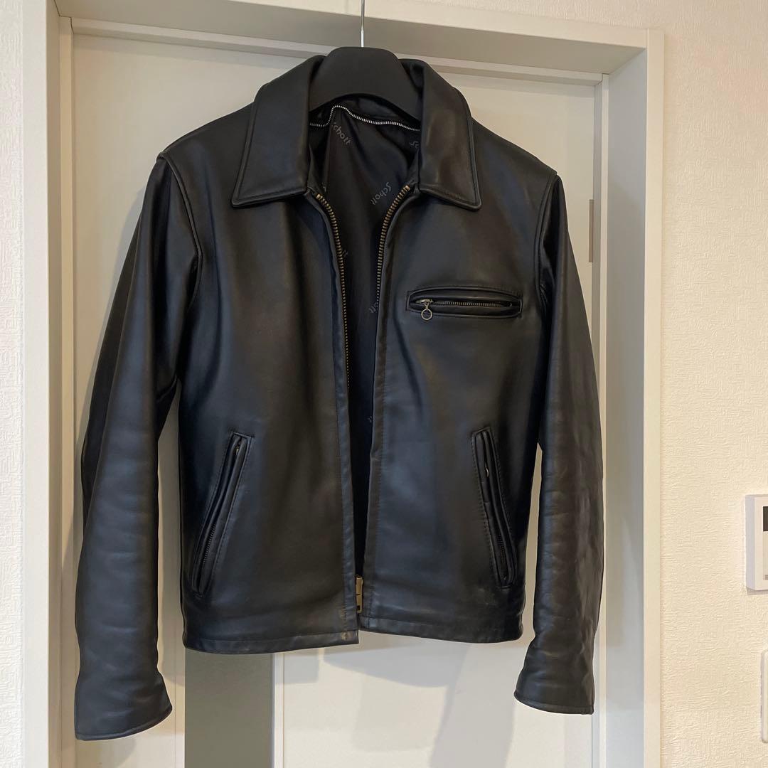 Schott シングルライダースジャケット サイズ34