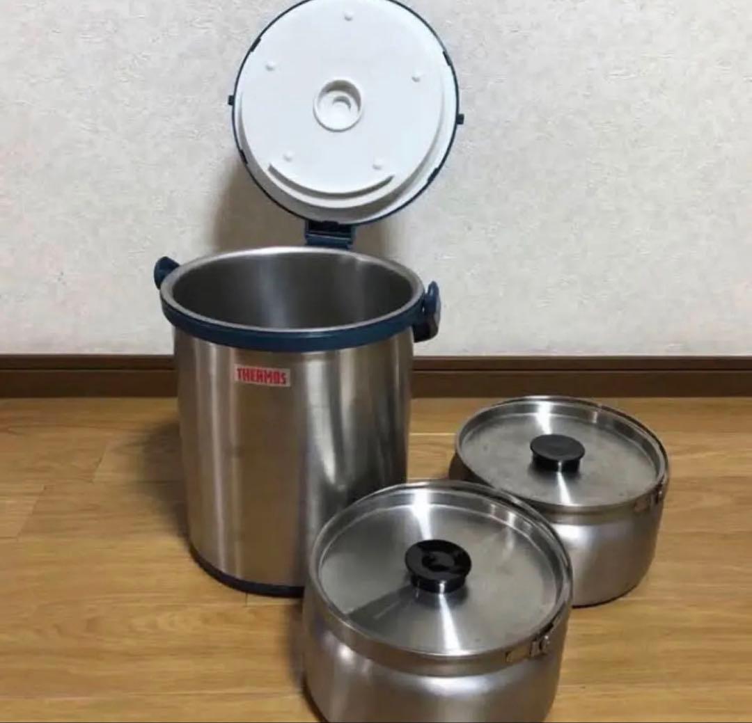 希少　THERMOS 真空保温調理鍋　サーマルクッカー　サーモス