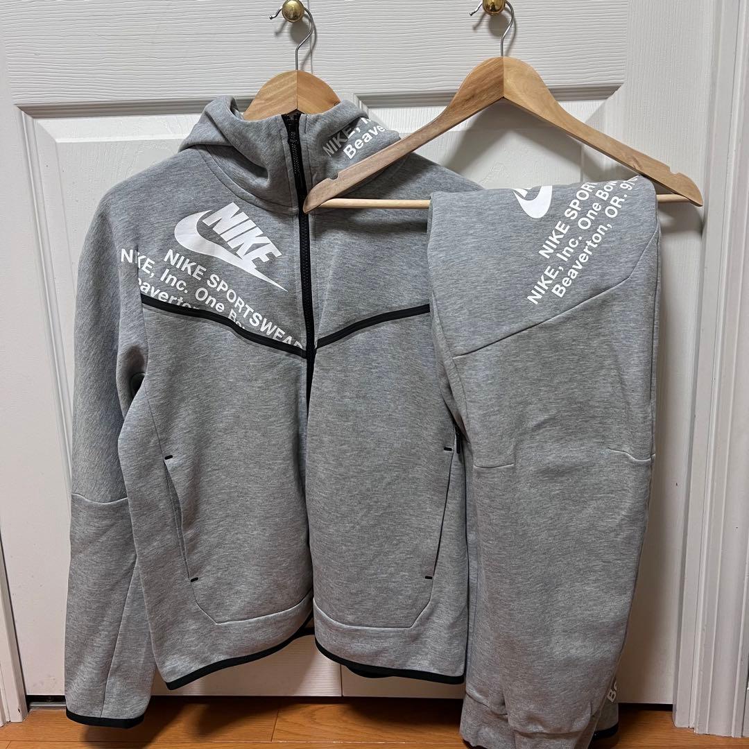 ナイキ テックフリース グレー 上下セット - メルカリ