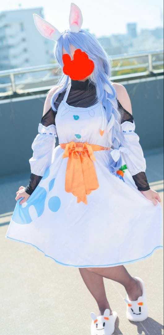 兎田ぺこら ぺこらマミー コスプレ衣装 靴付フルセット ホロライブ