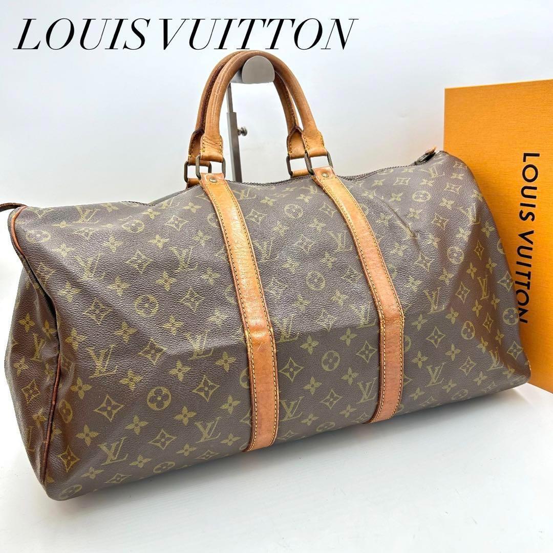 【鑑定済】 ルイヴィトン キーポル45 モノグラム ボストンバック