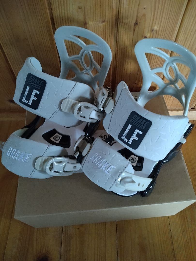 激レア 希少 キッズ DRAKE LF スノーボードビンディング XS ホワイト