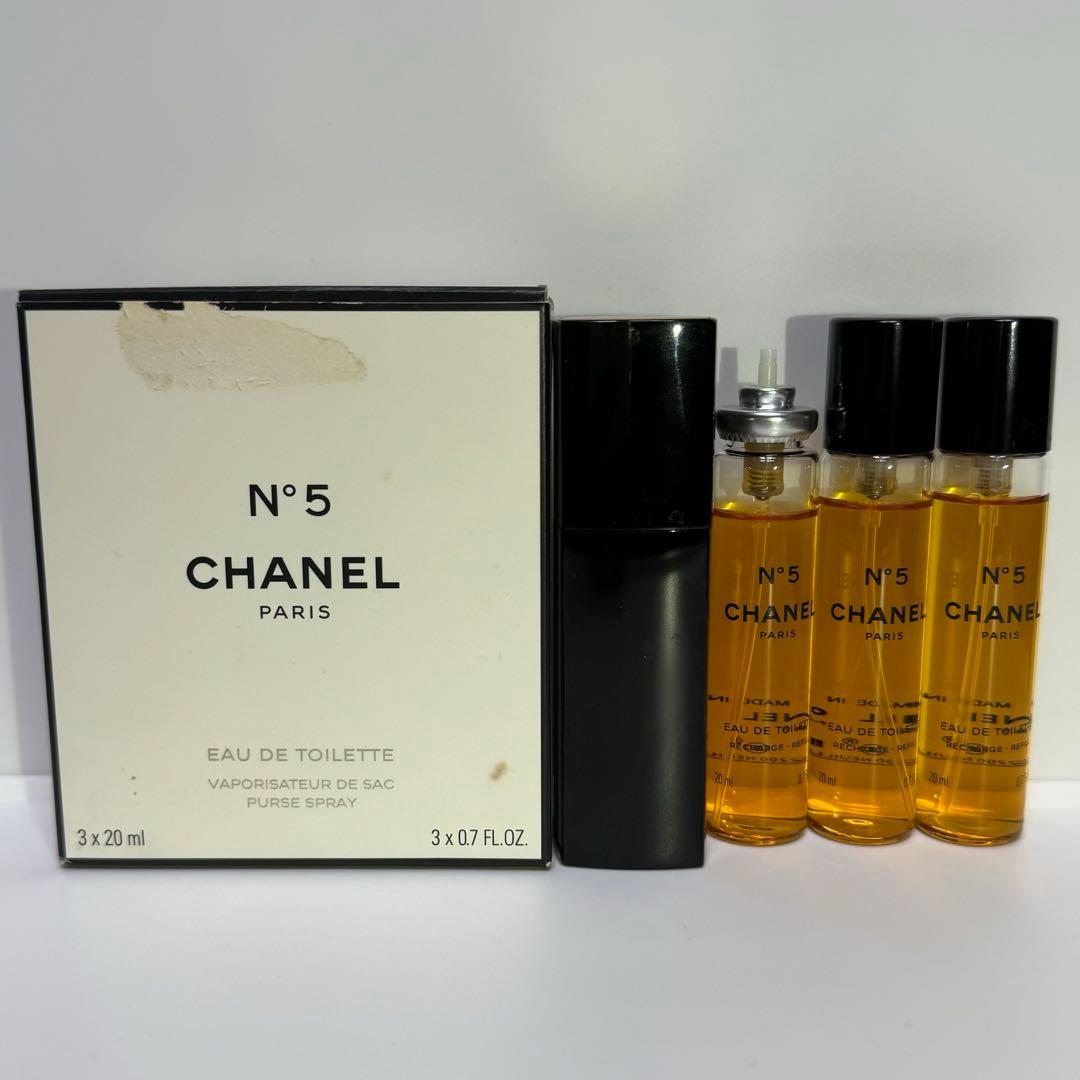 【新品】 CHANEL シャネル 香水 No.5 オードトワレ 20ml×3本