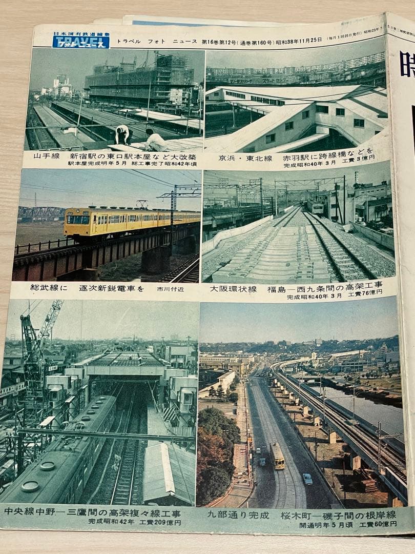 国鉄編集 トラベルフォトニュース 昭和38年1月〜41年1月 東海道新幹線
