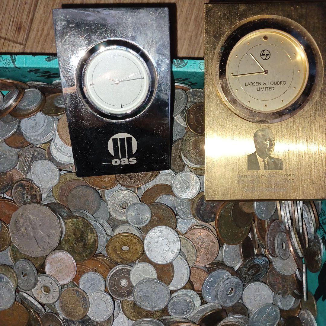 古銭まとめ 約4.5 キロ & 時計 2個 追加写真 あり