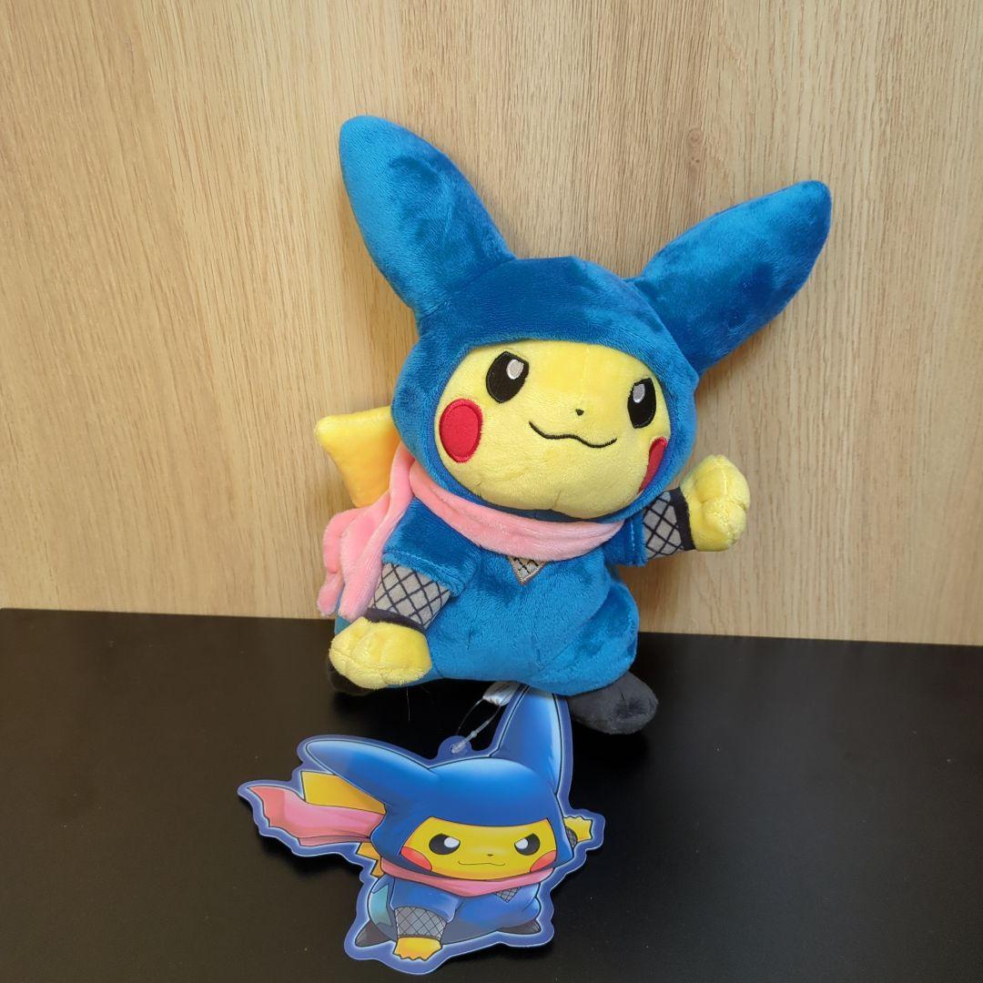 ポケモンセンター東京DX限定 ピカチュウ3点セット(桜アフロ、忍者姿