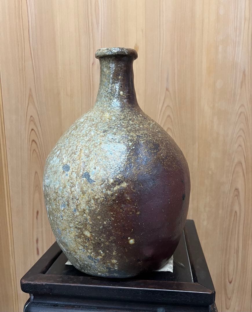 古常滑　古備前　古信楽　自然釉見事な古壺　灰被り垂れ名品　値下げ