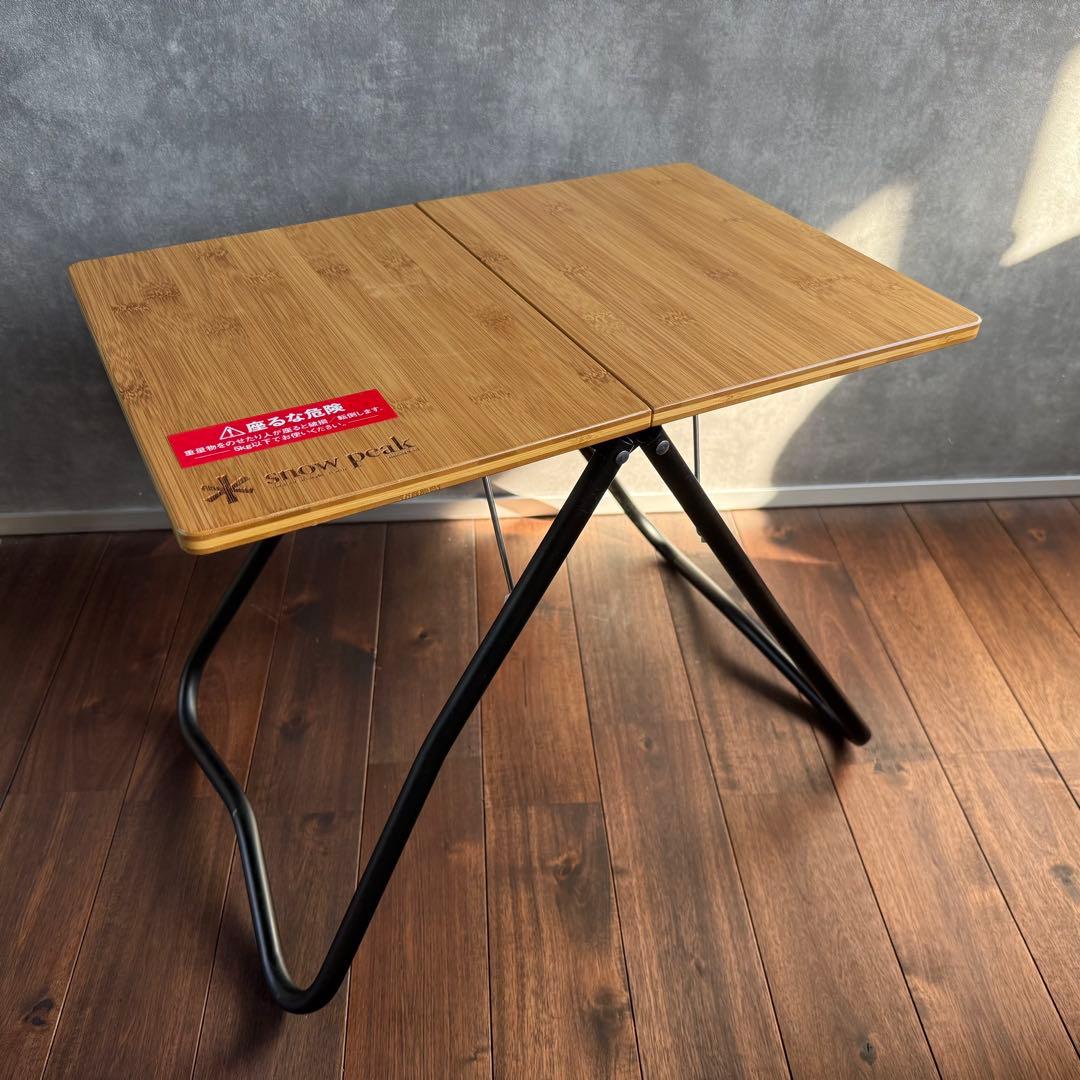 スノーピーク peak Myテーブル竹 ブラック FES-132 雪峰祭 Snow Peak – 「雪峰祭 2022 -春- 」TAKIBI Myテーブル ブラック FES