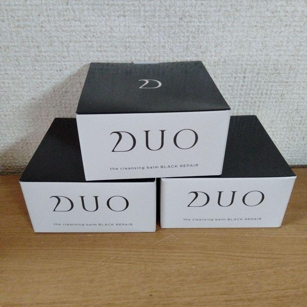 DUO クレンジングバーム ブラックリペア 90g 3個